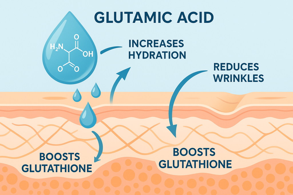 Glutamic Acid La Hoat Chat Gi Cong Dung Trong Duoc My Pham