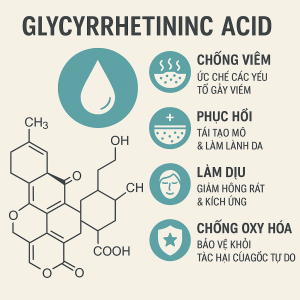 Glycyrrhetinic Acid La Hoat Chat Gi Cong Dung Trong Duoc My Pham