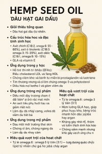 Hemp Seed Oil La Hoat Chat Gi Cong Dung Trong Duoc My Pham