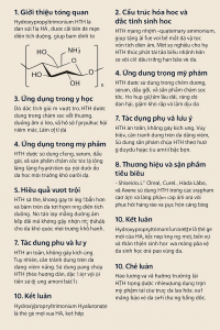 Hydroxypropyltrimonium Hyaluronate La Hoat Chat Gi Cong Dung Trong Duoc My Pham