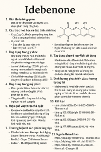 Idebenone La Hoat Chat Gi Cong Dung Trong Duoc My Pham