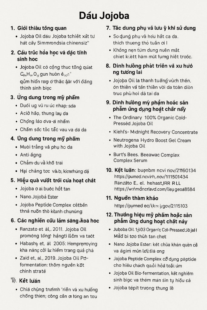 Jojoba Oil La Hoat Chat Gi Cong Dung Trong Duoc My Pham