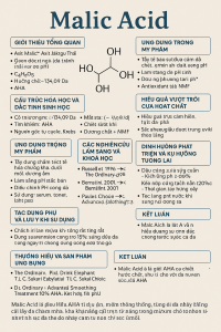 Malic Acid La Hoat Chat Gi Cong Dung Trong Duoc My Pham