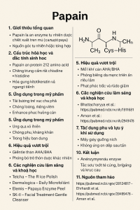 Papain La Hoat Chat Gi Cong Dung Trong Duoc My Pham