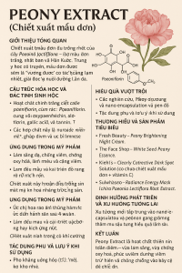 Peony Extract La Hoat Chat Gi Cong Dung Trong Duoc My Pham