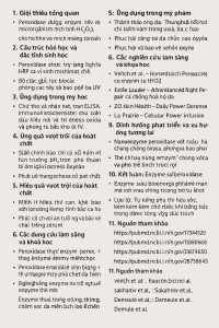 Peroxidase La Hoat Chat Gi Cong Dung Trong Duoc My Pham