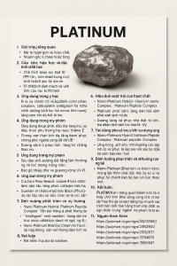 Platinum La Hoat Chat Gi Cong Dung Trong Duoc My Pham
