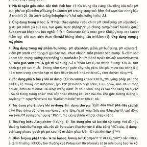 Potassium Bicarbonate La Hoat Chat Gi Cong Dung Trong Duoc My Pham
