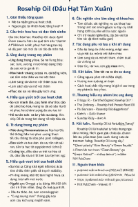 Rosehip Oil La Hoat Chat Gi Cong Dung Trong Duoc My Pham