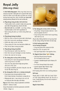 Royal Jelly La Hoat Chat Gi Cong Dung Trong Duoc My Pham