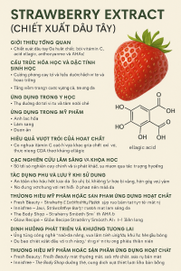 Strawberry Extract La Hoat Chat Gi Cong Dung Trong Duoc My Pham