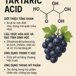 Tartaric Acid La Hoat Chat Gi Cong Dung Trong Duoc My Pham