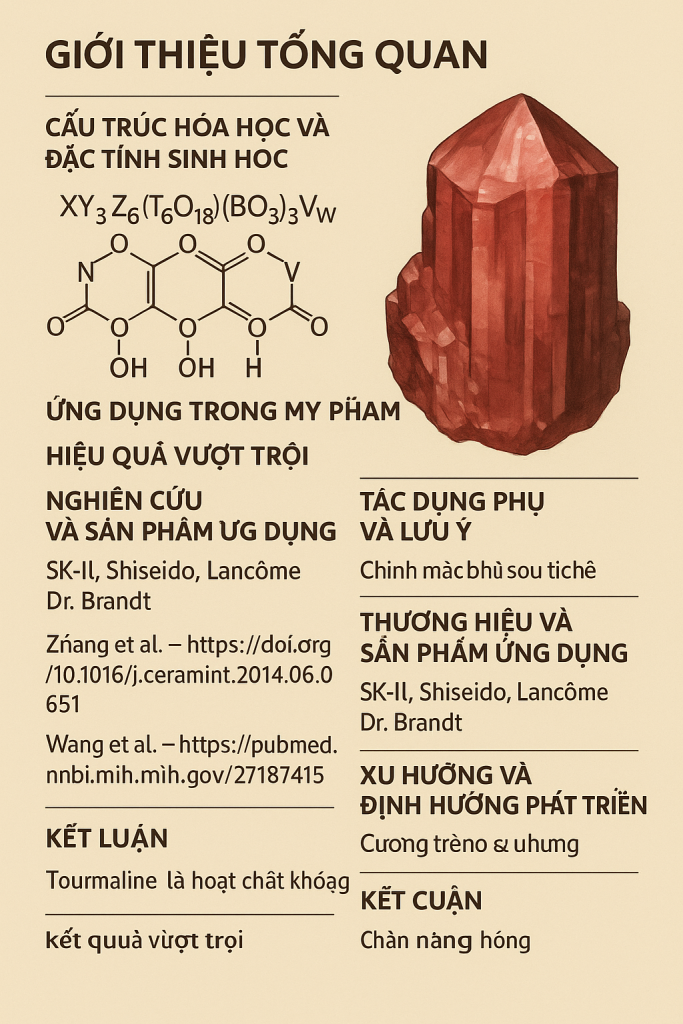 Tourmaline La Hoat Chat Gi Cong Dung Trong Duoc My Pham