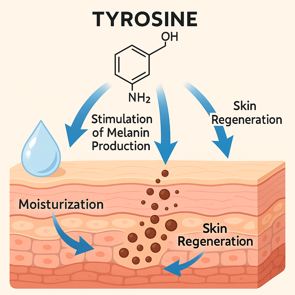 Tyrosine La Hoat Chat Gi Cong Dung Trong Duoc My Pham