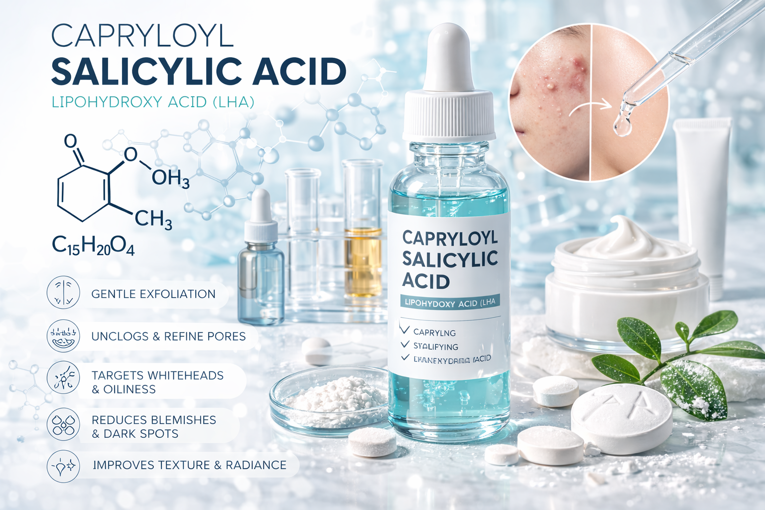 Capryloyl Salicylic Acid La Hoat Chat Gi Cong Dung Trong Duoc My Pham