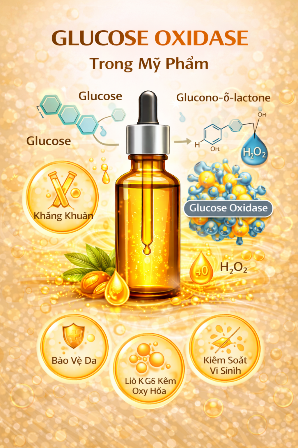 Glucose Oxidase La Hoat Chat Gi Cong Dung Trong Duoc My Pham