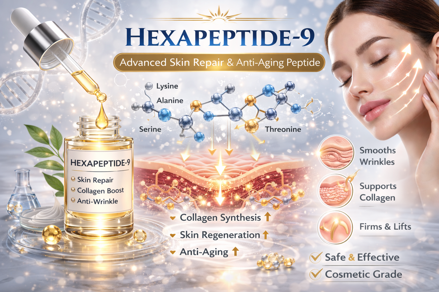 Hexapeptide 9 La Hoat Chat Gi Cong Dung Trong Duoc My Pham