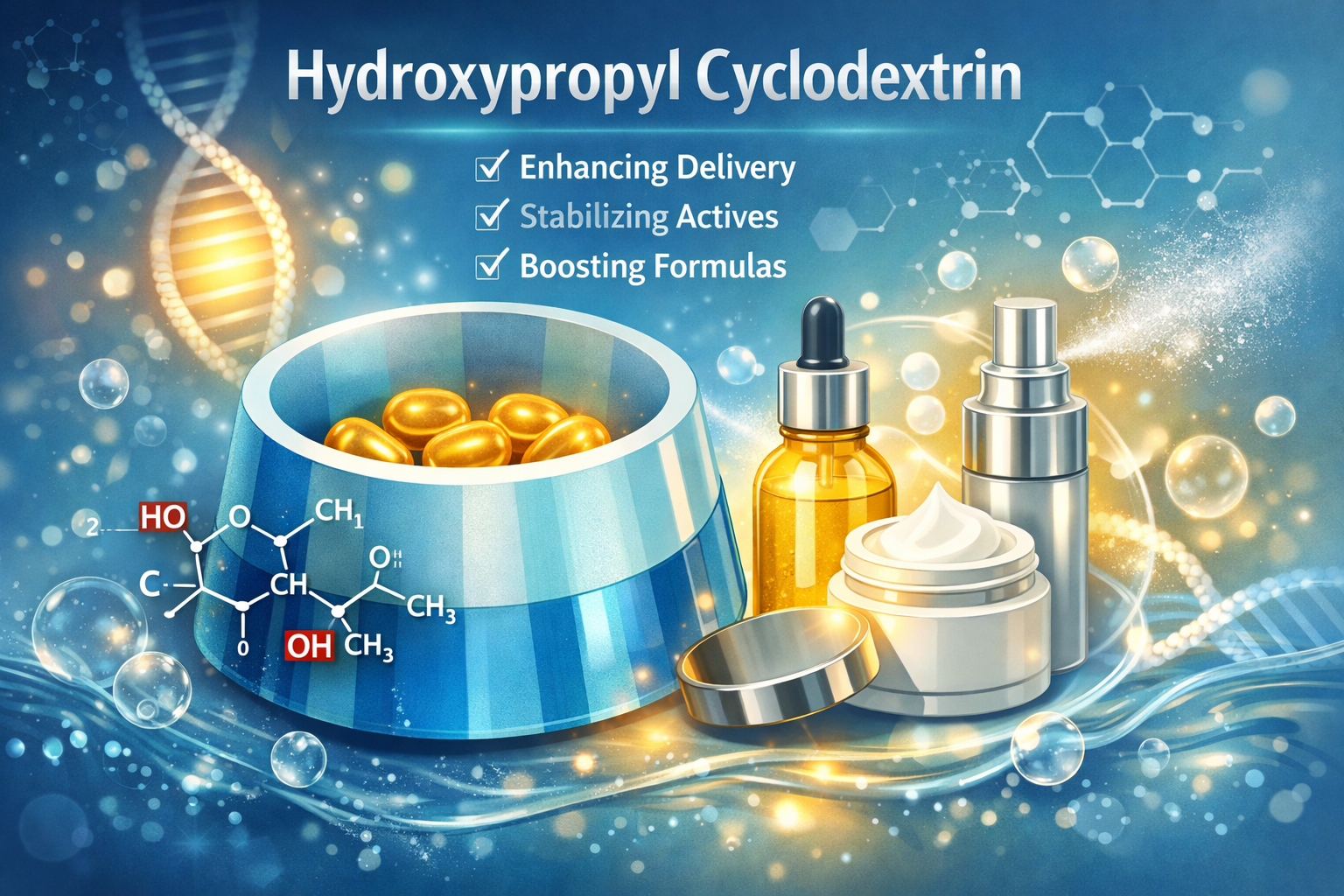 Hydroxypropyl Cyclodextrin La Hoat Chat Gi Cong Dung Trong Duoc My Pham