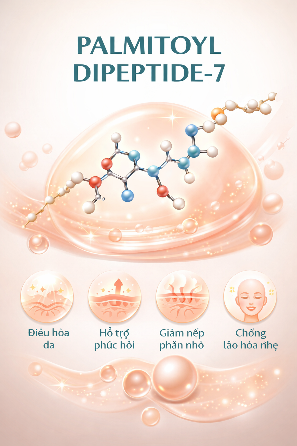 Palmitoyl Dipeptide 7 La Hoat Chat Gi Cong Dung Trong Duoc My Pham