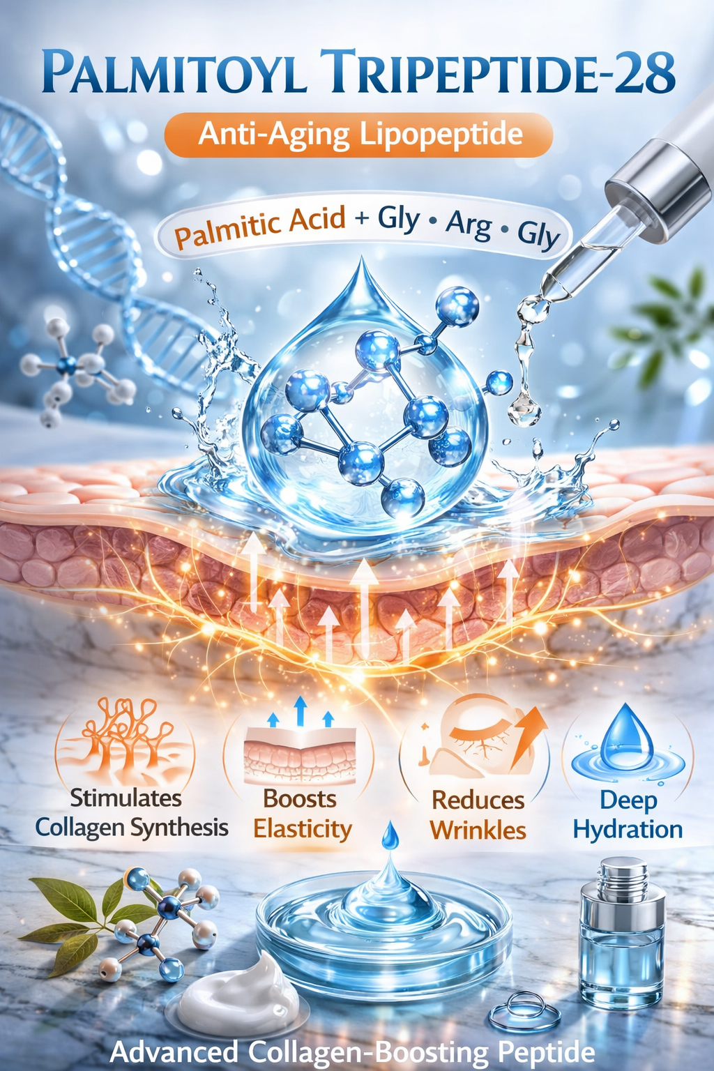 Palmitoyl Tripeptide 28 La Hoat Chat Gi Cong Dung Trong Duoc My Pham