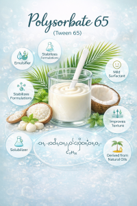 Polysorbate 65 La Hoat Chat Gi Cong Dung Trong Duoc My Pham