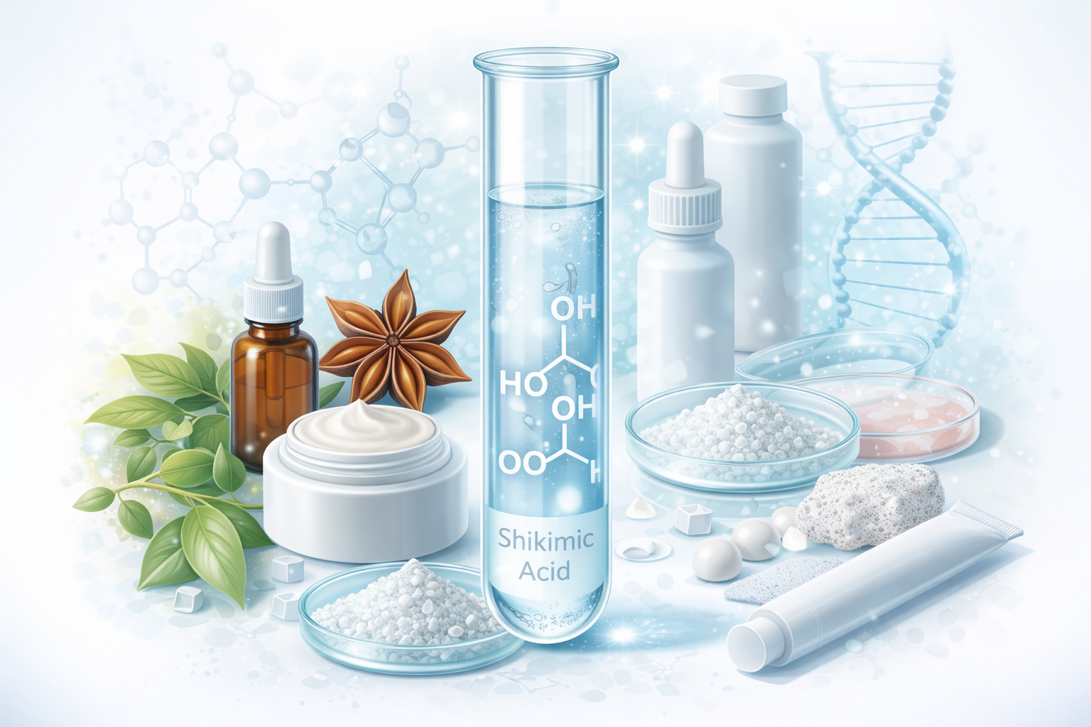 Shikimic Acid La Hoat Chat Gi Cong Dung Trong Duoc My Pham