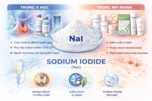 Sodium Iodide La Hoat Chat Gi Cong Dung Trong Duoc My Pham