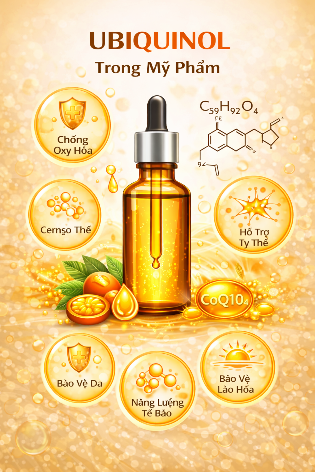 Ubiquinol La Hoat Chat Gi Cong Dung Trong Duoc My Pham