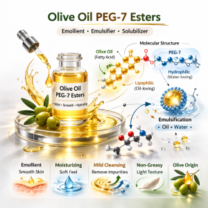 olive oil peg7 esters la hoat chat gi cong dung trong duoc my pham