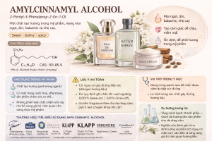 Amylcinnamyl Alcohol La Hoat Chat Gi Cong Dung Trong Duoc My Pham