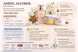 Anisyl Alcohol La Hoat Chat Gi Cong Dung Trong Duoc My Pham