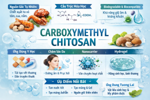 Carboxymethyl Chitosan La Hoat Chat Gi Cong Dung Trong Duoc My Pham