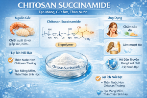 Chitosan Succinamide La Hoat Chat Gi Cong Dung Trong Duoc My Pham