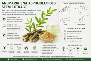 Anemarrhena Asphodeloides Stem Extract La Hoat Chat Gi Cong Dung Trong Duoc My Pham