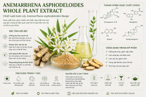 Anemarrhena Asphodeloides Whole Plant Extract La Hoat Chat Gi Cong Dung Trong Duoc My Pham