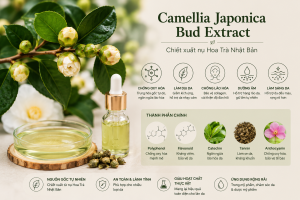 Camellia Japonica Bud Extract La Hoat Chat Gi Cong Dung Trong Duoc My Pham