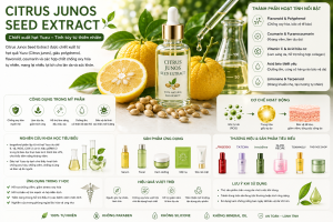 Citrus Junos Seed Extract La Hoat Chat Gi Cong Dung Trong Duoc My Pham