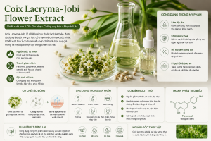 Coix Lacryma Jobi Flower Extract La Hoat Chat Gi Cong Dung Trong Duoc My Pham