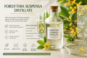Forsythia Suspensa Distillate La Hoat Chat Gi Cong Dung Trong Duoc My Pham