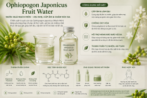 Ophiopogon Japonicus Fruit Water La Hoat Chat Gi Cong Dung Trong Duoc My Pham
