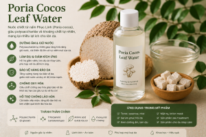 Poria Cocos Leaf Water La Hoat Chat Gi Cong Dung Trong Duoc My Pham