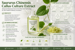 Saururus Chinensis Callus Culture Extract La Hoat Chat Gi Cong Dung Trong Duoc My Pham